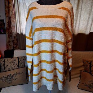 Crew Neck Striped Spring Sweater